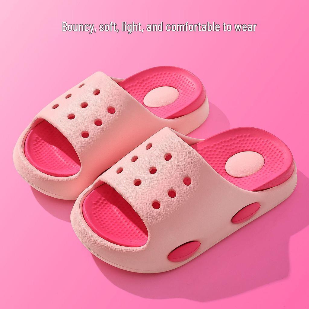 Kids' Non-slip Summer Indoor Slippers: Odor-resistant Sandals for Boys & Girls