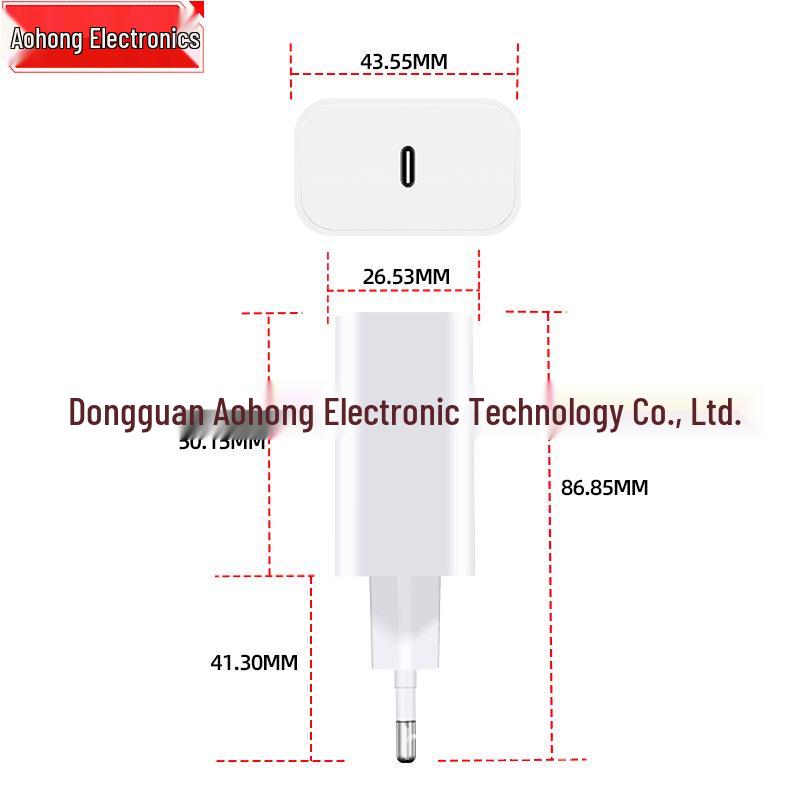 PD45W High-Power EU Type C Fast Charger for Samsung & Apple