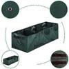 Set aus 2 Hochbeeten - 4 unterteilte Gitter Quadratisches Hochbeet Stofftasche
