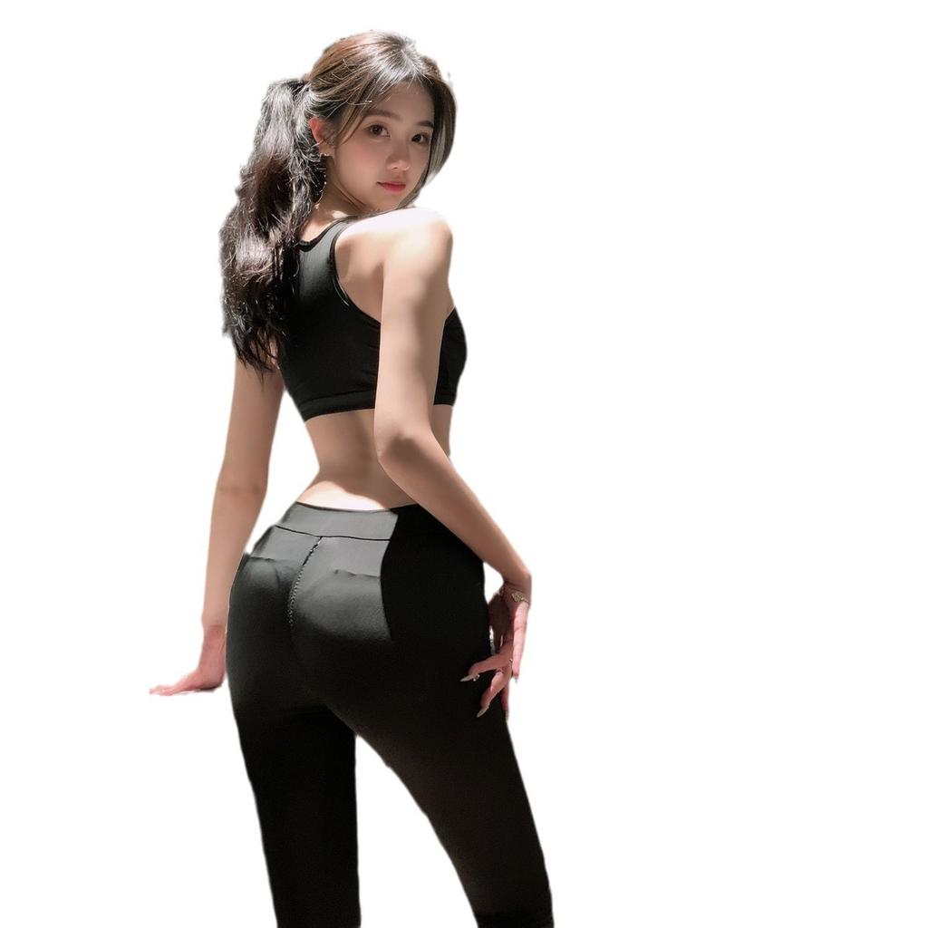 Sex underwear sexy yoga uniform seduction pure desire yoga zipper yoga clothes