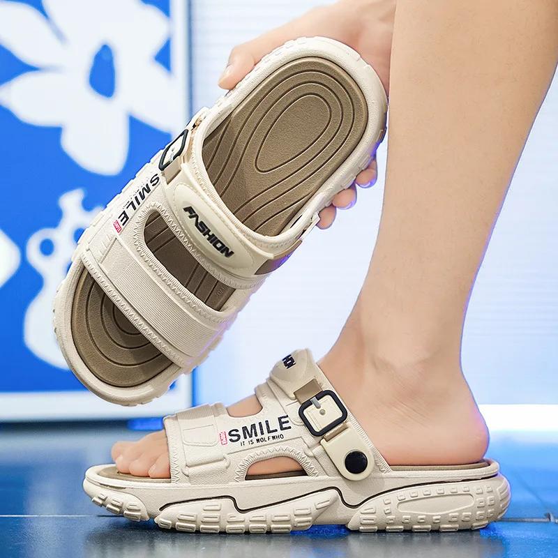 Mens Sandals Lightweight Breath Slippers 2025Garden Shoes Outdoor Beach Casual Shoes Non Slip Walking Sport Flip Flops