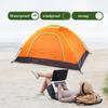 Outdoor Portable Anti Mosquito 1 2 People Tent Accessory for Climbing Camping Beach(orange )