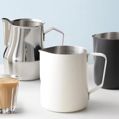 Paslanmaz Çelik Süt Köpürtme Sürahisi Espresso Buhar Kahve Barista Craft Latte Cappuccino Süt Kreması Kupası Köpürtme Sürahisi Sürahi