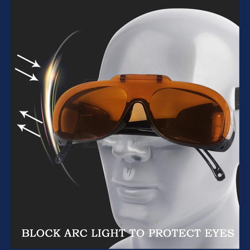 Welding Goggles Eye Protection Equipment Anti-Glare Welder Mask  Auto Darkening Protective Eyewear Anti-Scratch Lens Protection
