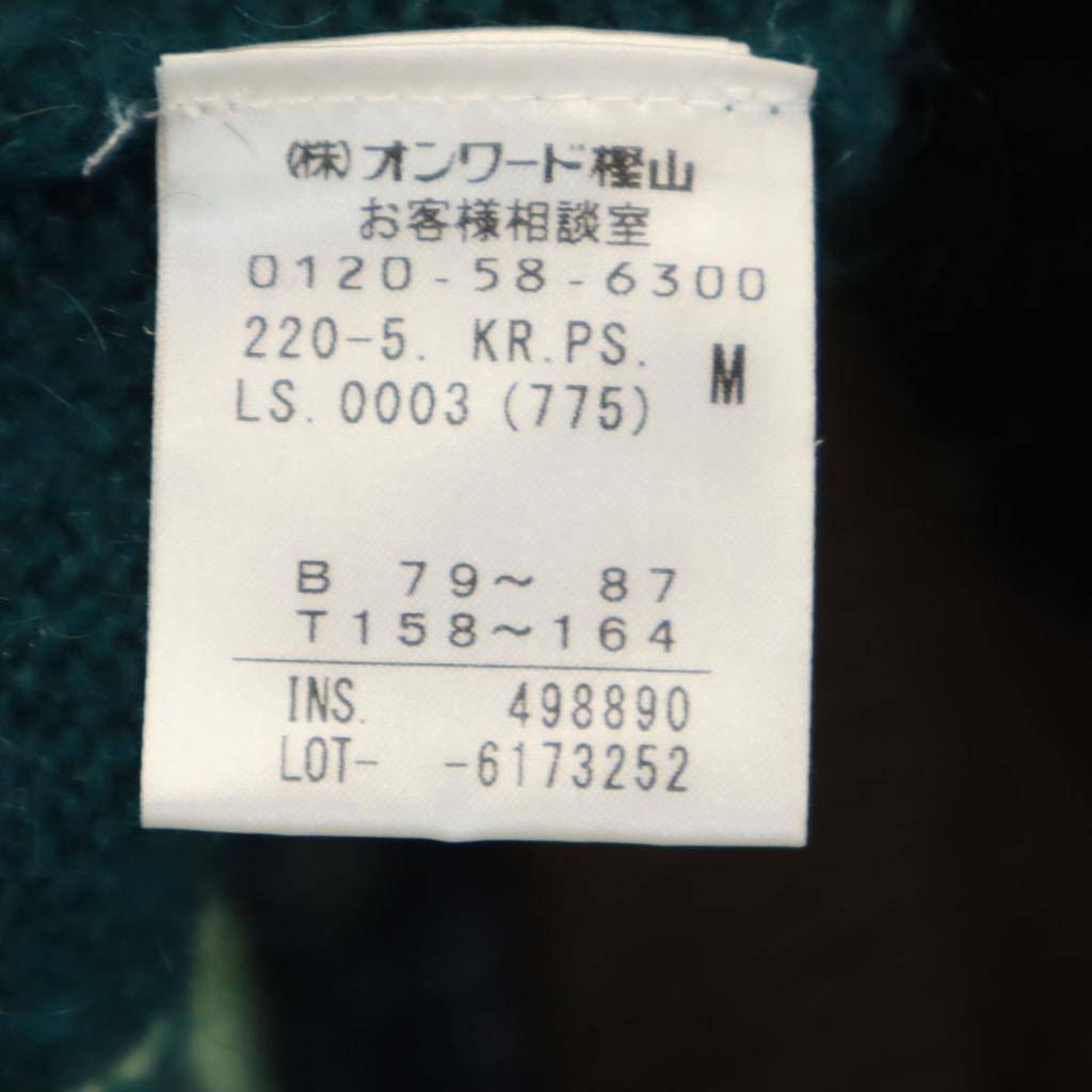 Paul Smith Mohair Blend Long sleeve sweater M Navy knit Women Used