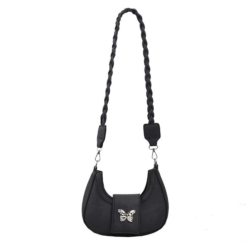 Versatile Bag Women S Chain Simple Shoulder Bag Casual Crescent Bag