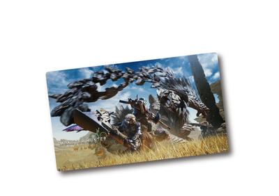 CAPCOM Monster Hunter Wilds Desk Mat Package Visual Approximately H400 X W800mm Made of Synthetic Rubber Polyester,