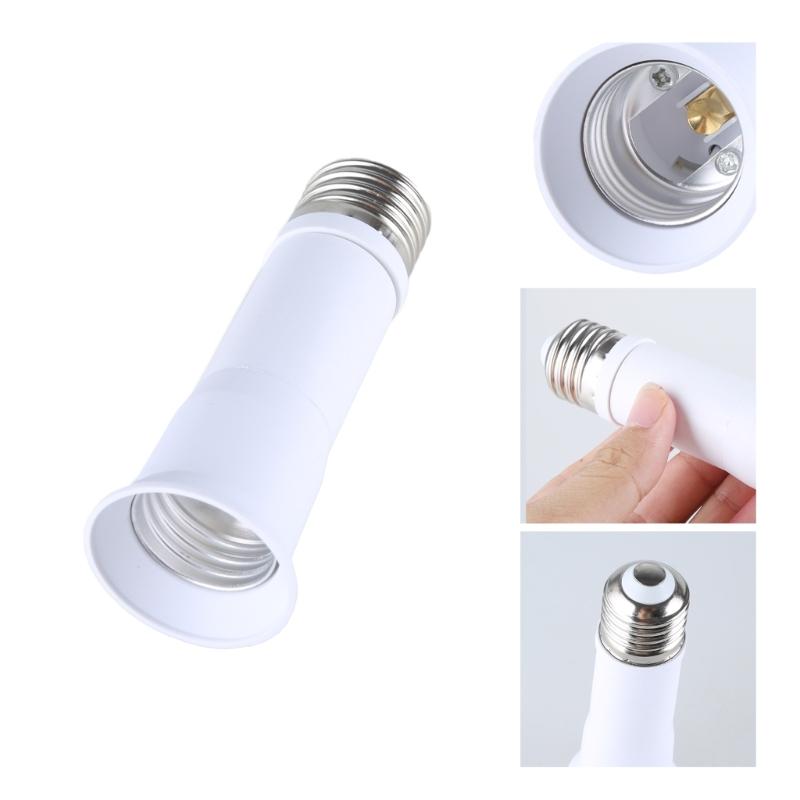 E27 to E27 Light Socket Extender Adapter Flexible Extension,100W Most ABS Lamp Holder Converters Socket Extender