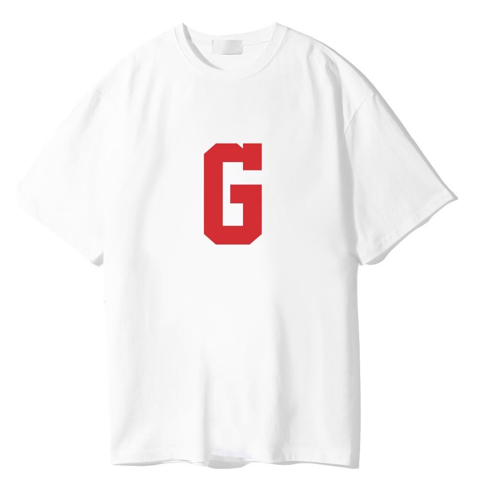 Yda G Big Logo Oversized Short Sleeve T-Shirt_Ltss012Wh White/L