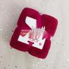 Coral Fleece Towel - Love Card Wedding, Housewarming, Birthday Gift, or Daily Necessity