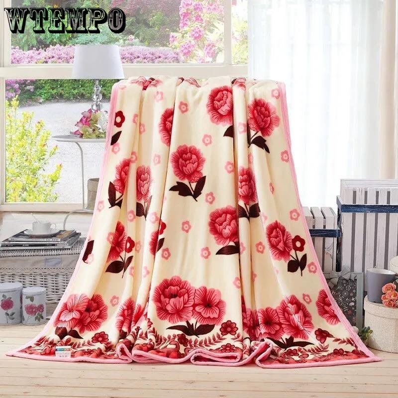 Thick and Breathable Single-layer Blankets Autumn and Winter Household Goods Flannel Sheets Warm Blankets Soft Sheets