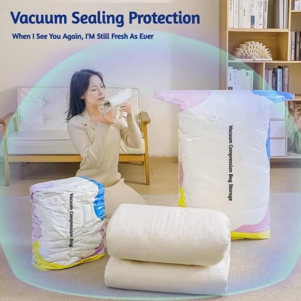 Large Capacity Vacuum Storage Bag Dust-proof Clothes Blankets Organizer Travel Accessories