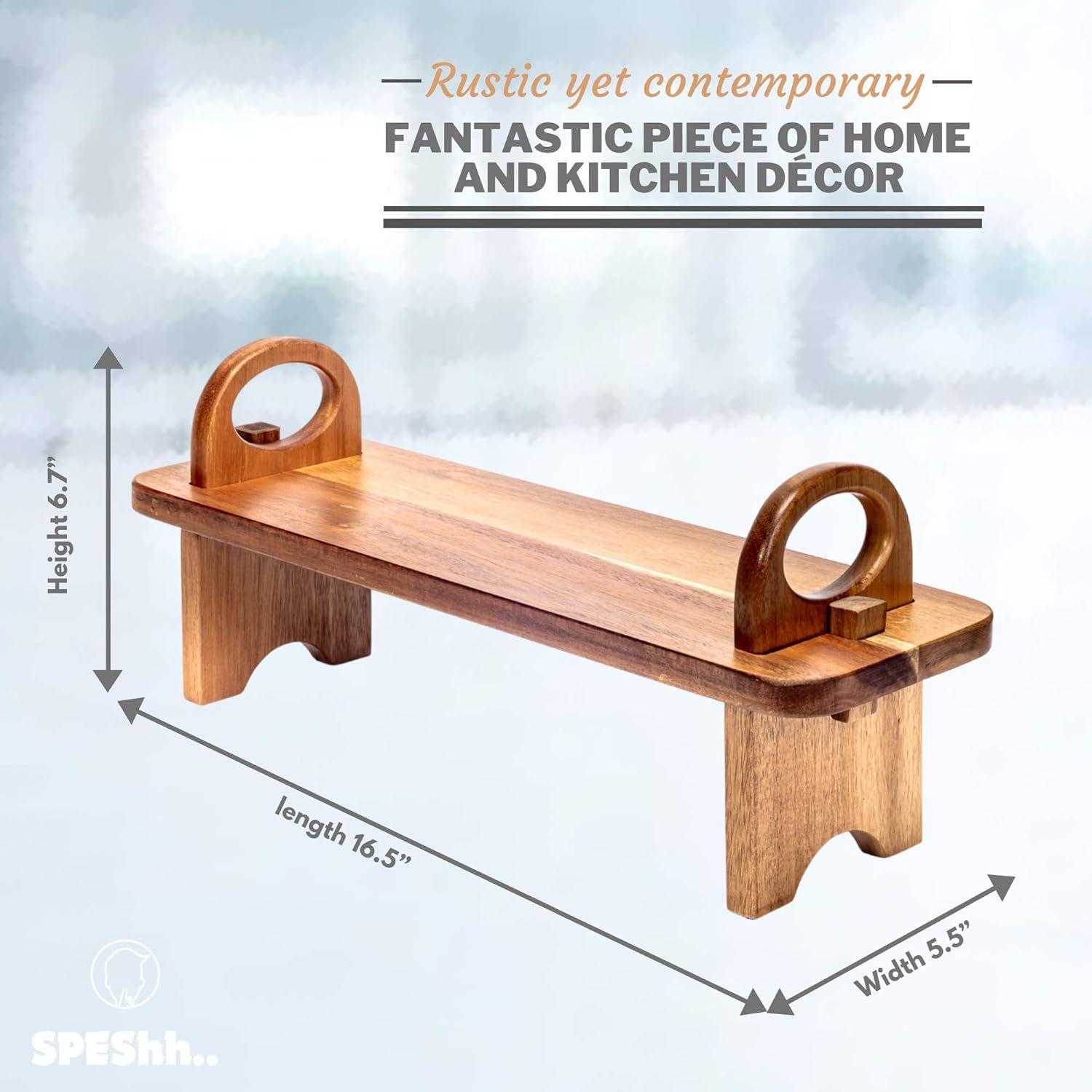 Removable Wooden Dessert Storage Rack Kitchen Table Spice Storage Shelf Cross-border Detachable Wooden Fruit Tray