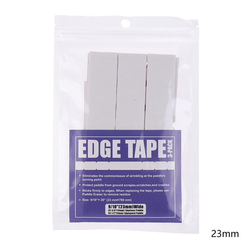 3Pcs Pickleball Racket Edge Sticker Paddle Head Edge Tape Sticker Reduce Impact And Friction Prevention Frame Protective Tape