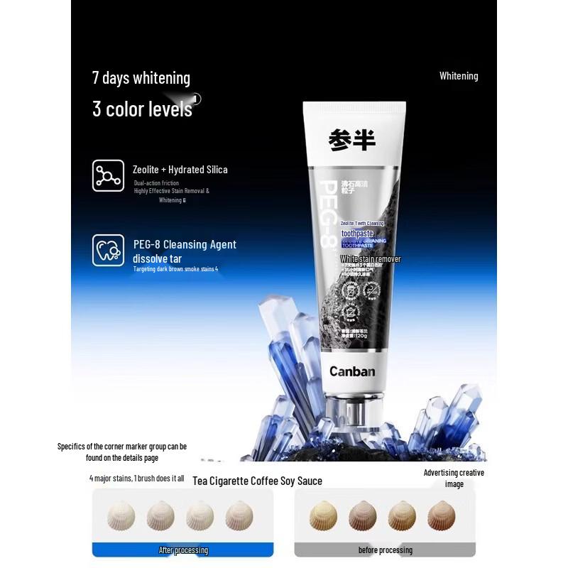 

Canban Zeolite Whitening & Fresh Breath Toothpaste