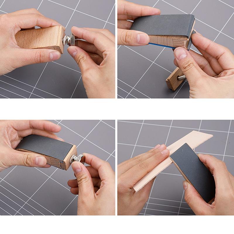 Practical Sandpaper Grinding Block Leather Craft Edge Polishing Tool Sewing Accessories Leather Hand Craft Tool Accessories