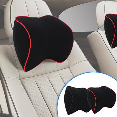 Car Headrest Neck Pillow Auto Car Seat Pillow Memory Foam Breathable Head Support Neck Rest Protector Automobiles Interior