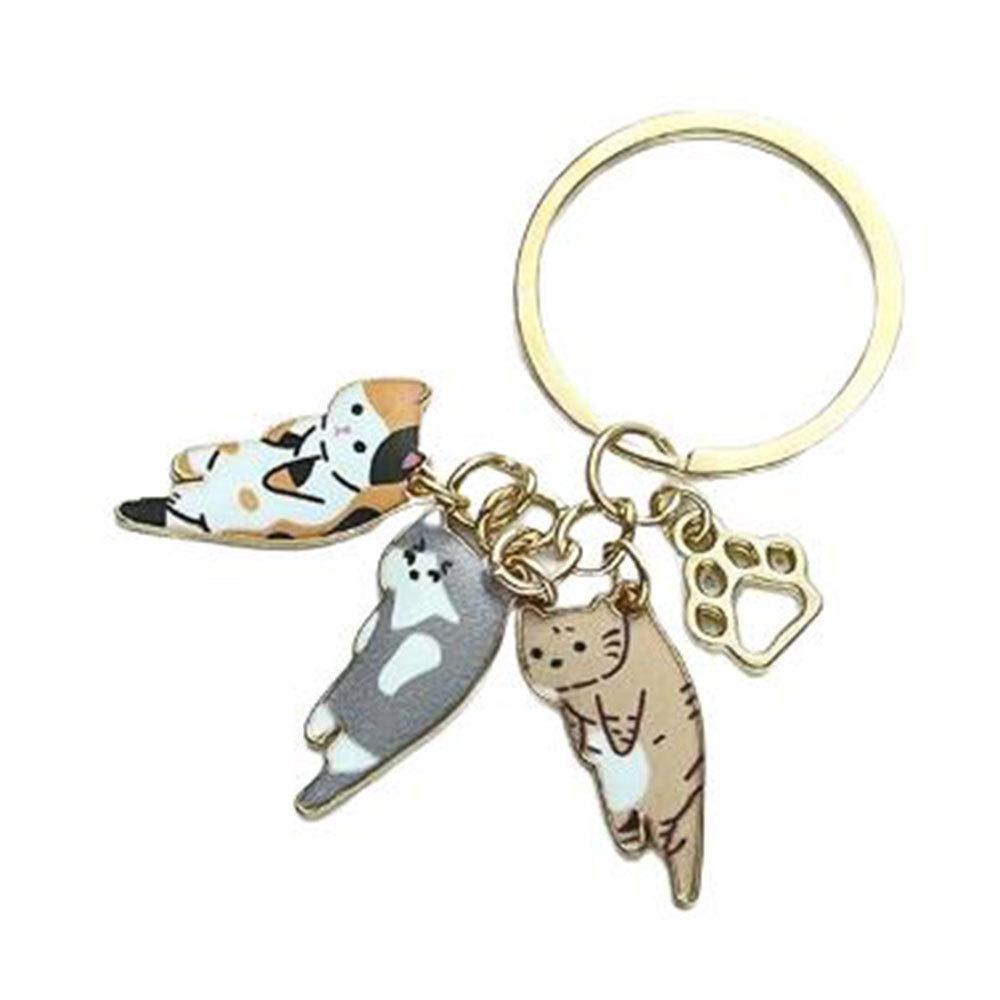 New Hot-Selling Cat Paw Print Keychain Souvenir Pendant