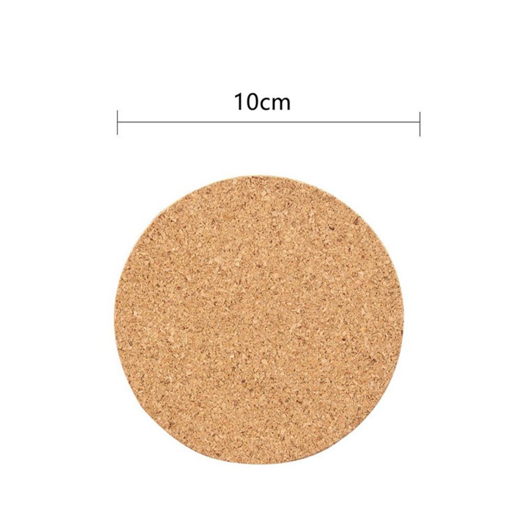 10 x Cork Wood Drink  Tea Coffee Cup Mat Table Decor Bottle Tableware