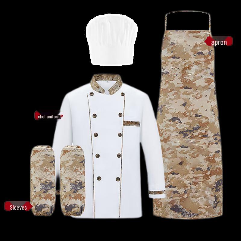 Набор поварской формы с узором тушью