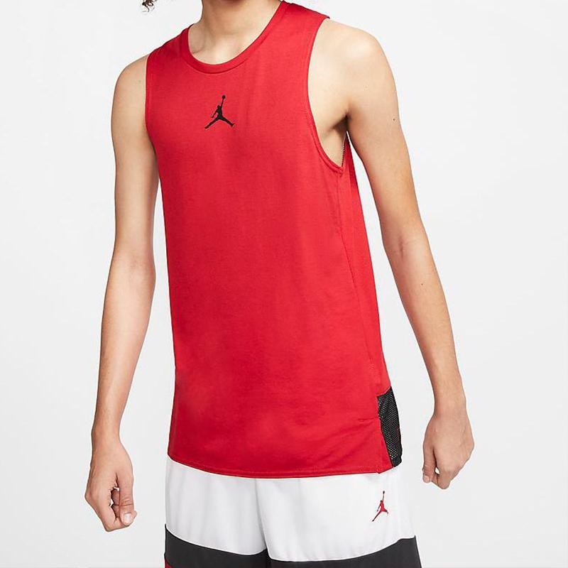 Jordan Alpha Loose Athletic Basketball Vest Men Tops Red CJ5545-687