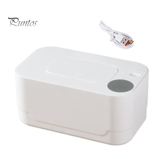 Kūdikių servetėlių šildytuvas Nešiojamas Temperatūros reguliavimas Maitinamas USB Didelės talpos Drėgnų servetėlių dozatorius Šildytuvas