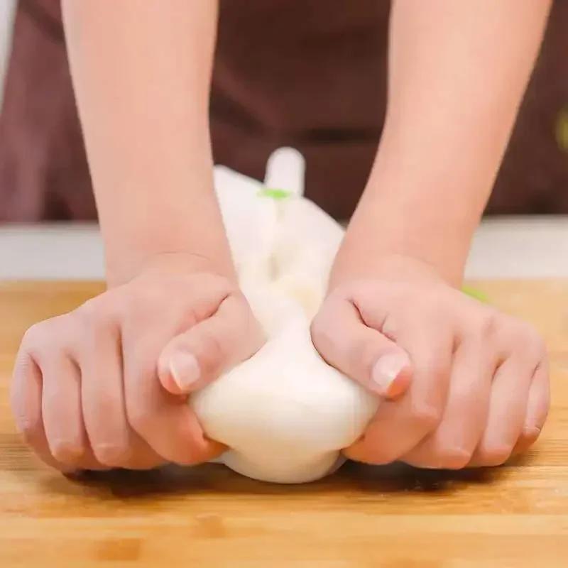 Knetbeutel Lebensmittelqualität Silikon Antihaft Mehlmischbeutel Vielseitiger Teigmischer für Brot Gebäck Pizza Küchenbackwerkzeuge