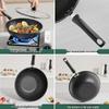 Yingtang Maifan-Stein Antihaft-Wok mit Deckel, 32 cm