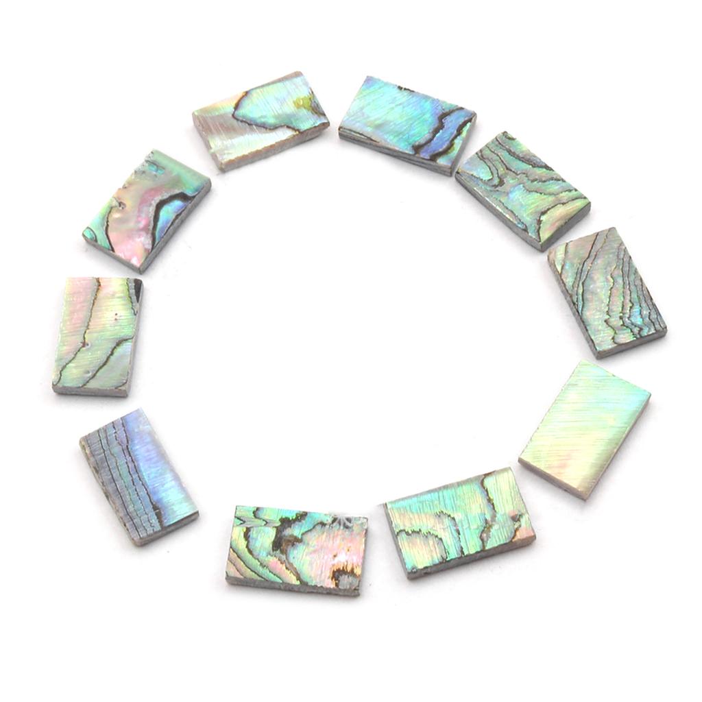 10PCS Guitar Abalone Shell PAUA Dot Diamond 13x8mm Inlay Maker For Guitar Bass Ukulele Fingerboard Neck Luthier DIY