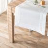 Modena - Table Runner With Guipure - 38X140 Cm - White