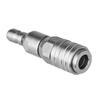 Stainless Steel 1/4Inch Quick Connect Coupling Adjustable Adapter for High Pressure Cleaners Durable & Easy To Install