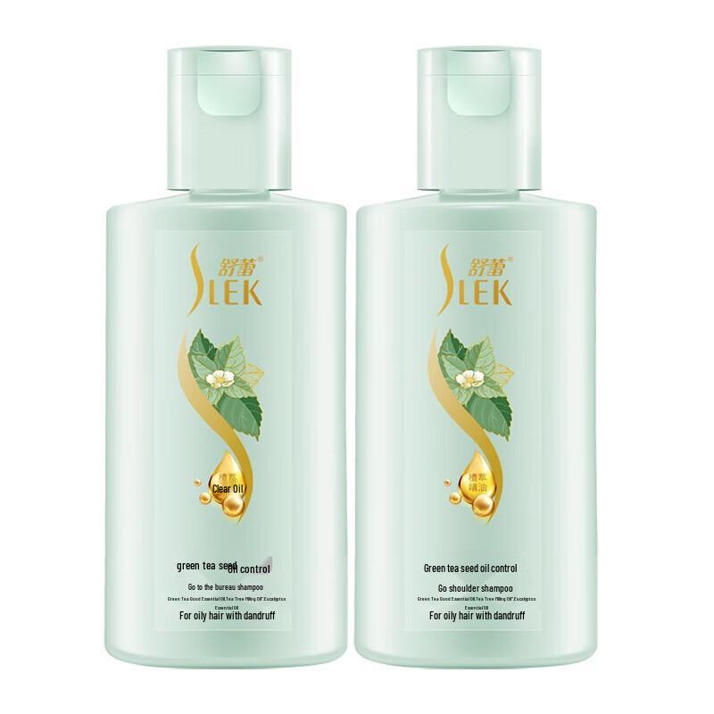 SLEK Green Tea Anti-Dandruff Oil Control Shampoo, 3x100ml