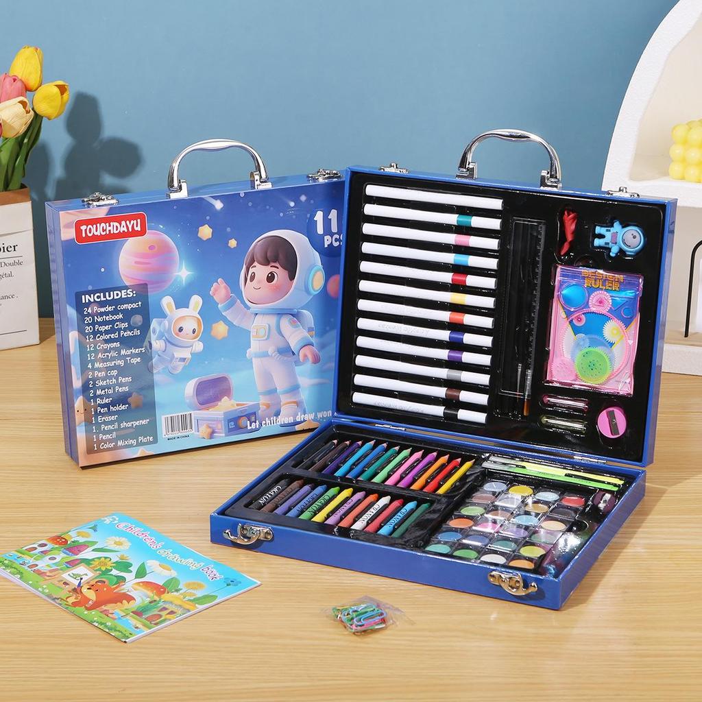 208 Watercolor Pen Set with 150 Brushes - Children's Day Painting Set, Colored Pen Gift for Kids