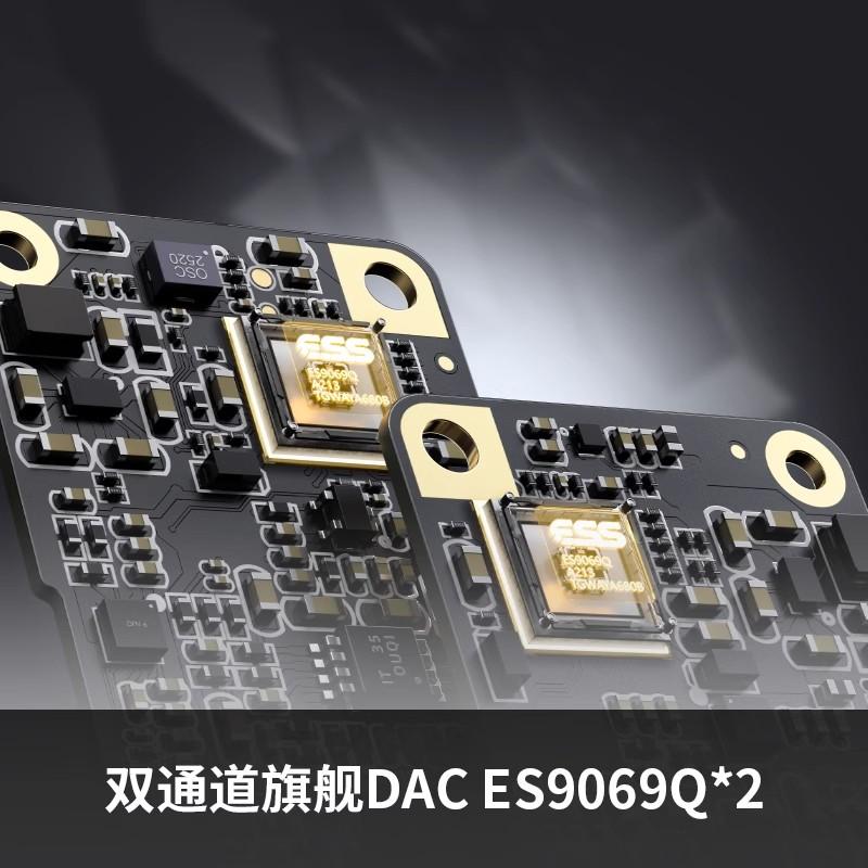 Fiio Ka17 Usb Hifi Dac Portable Audio Decoder KA17 Stick Case Dual Es9069q Pcm768 Dsd512 3.5/4.4mm Output Android Mac Win10 Gift