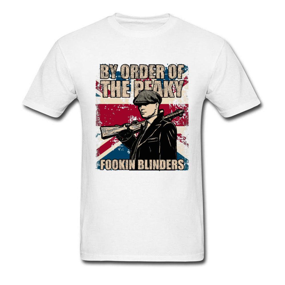 By Order of The Peaky Fookin Blinders Funny Peaky Blinders TV TShirt Summer Cotton ONeck Short Sleeve Unisexs T Shirt New S3XL