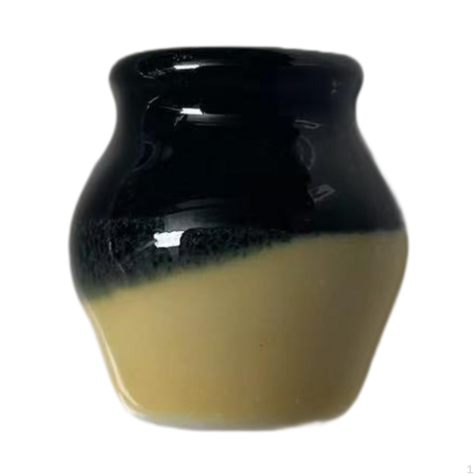 

Керамическая наклейка на холодильник, декоративный узор вазы, наклейка для кухонной планировки Black Yellow