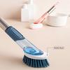 Liquid Dispenser Dishwashing Brush Removable Sponge Dish Cleaning Brush  Kitchen Use