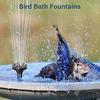 2W Solarbrunnen mit Glas-Solarpanel, Brunnenpumpe, Set für den Außenbereich, für Vogelbad, Teich, Garten, Schwimmbad, Fischtank, Aquarium