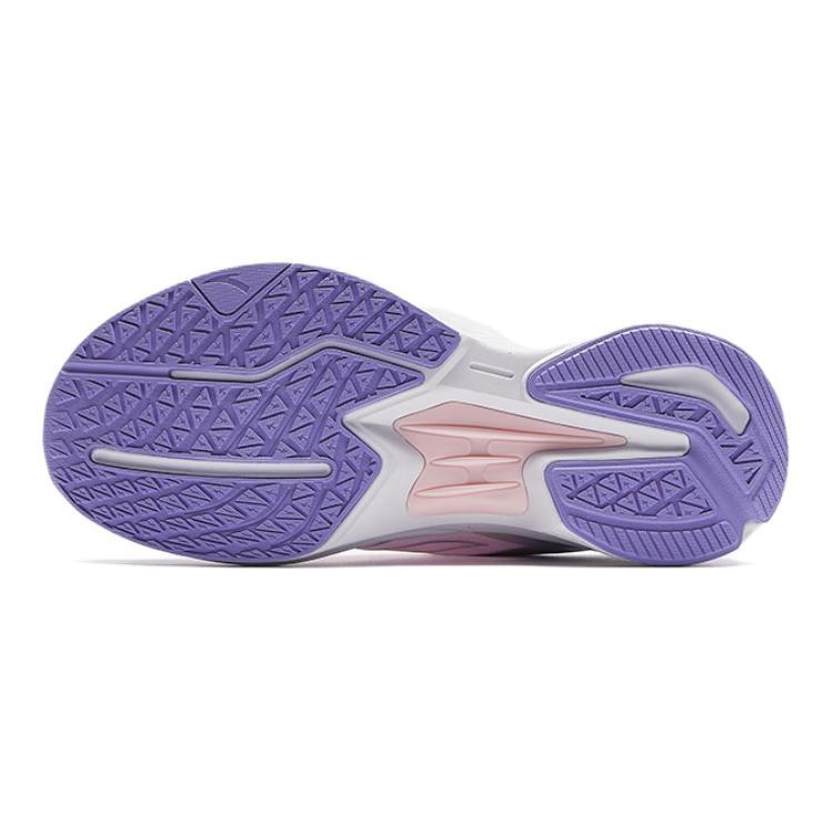 (GS) ANTA Running Series Sneakers 'White Purple Pink' Kids' 322425511-3