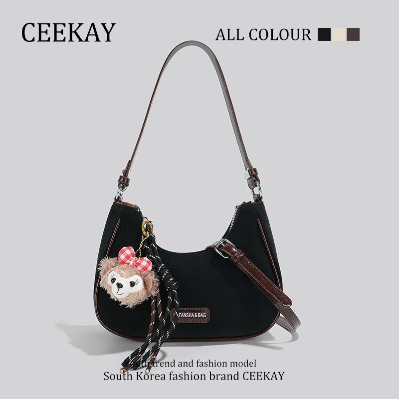 

Ceekay Genuine Goods Girls Wild Underarm Bag Fancy Baguette Bag Popular Bags for Women 2025 New Crossbody Bag
