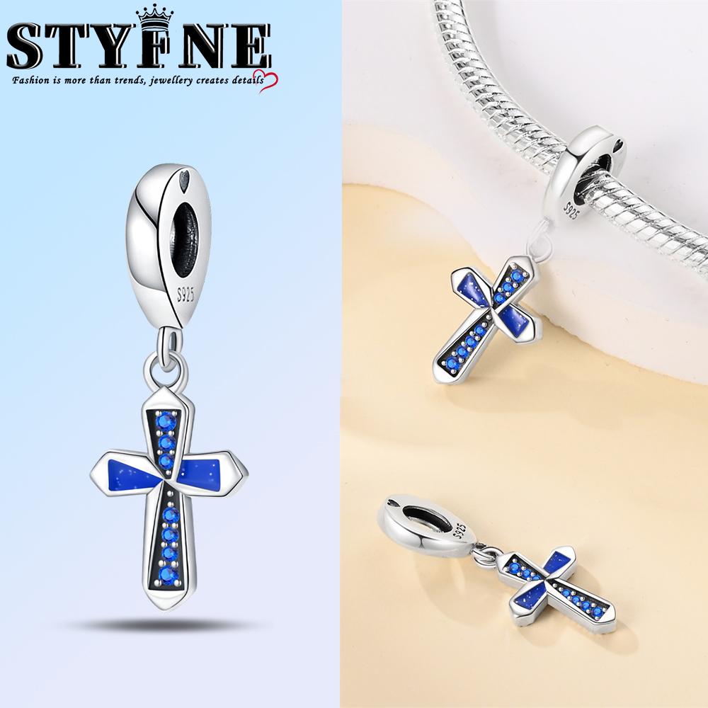 Classic Copper Holy Angel Cross Charms Beads Pendants For Women Fit Original Bracelets Diy Jewelry Gift