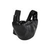 Lemaire Croissant Cotton Crossbody Bags Medium Unisex Black BG0001-LF1073-999