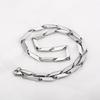 Hot Selling Punk Fashion Simple Men/Women Stainless Steel Prismatic Link Necklaces