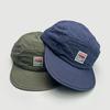American Alphabet Patch Solid Color Short Brim Baseball Hat Men'S And Women'S Retro Soft Top Shade Cap