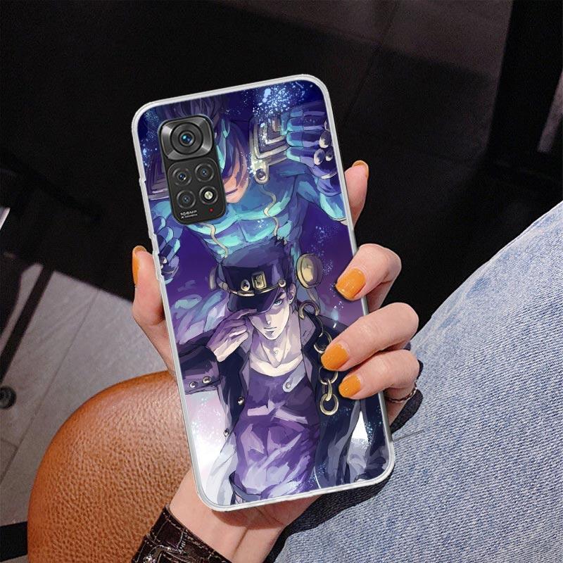 JoJo Bizarre Adventure Phone Case For Xiaomi Redmi Note 15 14 13 12S 12 11 Pro Plus 14S 11S 11E 10 10S 11T 5G Personalized Cover