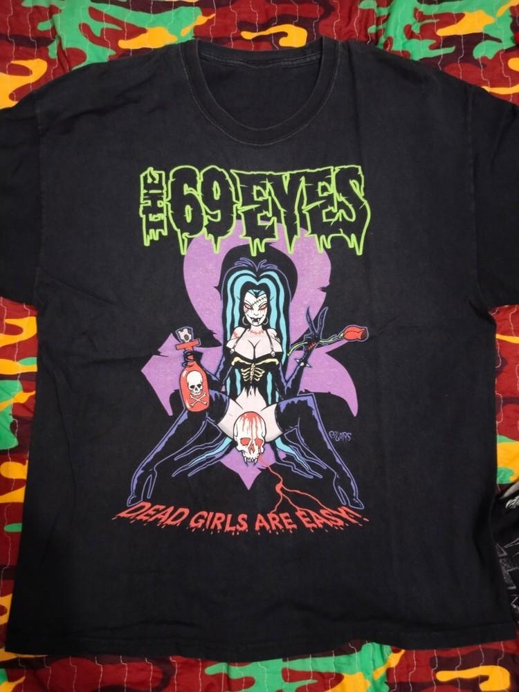 Футболка унисекс The 69 Eyes Band Dead Girls Are Easy Хлопковая футболка BO1110 Унисекс футболка XXL