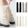 Crochet Pattern Knitted Foot Cover Thickened Crochet Socks Middle Tube Socks  Cold Weather