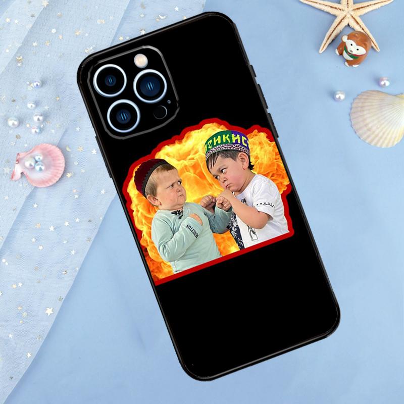 

Funny Hasbulla Fighting Meme Case For iPhone 17 Pro Max 16 15 13 12 11 14 Pro Max Plus 12 13 Mini 16e 17 Air Back Cover iPhone 14 Pro