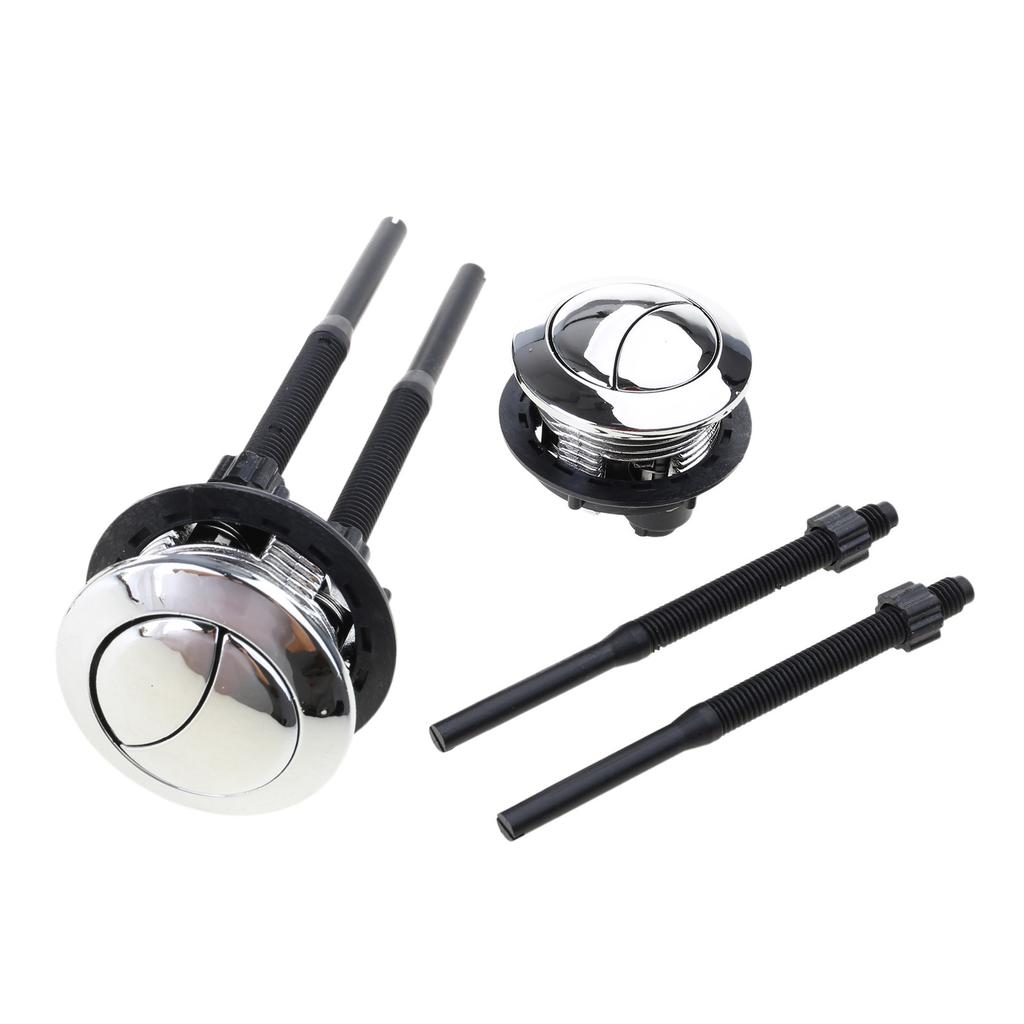 Einfache Installation Runder Toilettenspülknopf 38mm Doppelsteuerung Badezimmer Tank Ersatz Schnellspülung Doppelknopf für Toilette