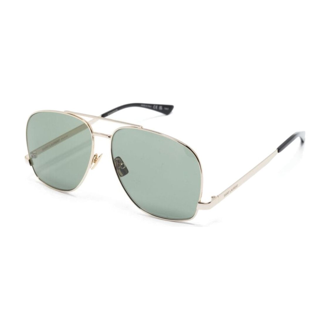 

Saint Laurent Classic Logo Pilot Sunglasses Unisex sunglasses Gold SL653LEON003 Basic Packaging-Eyeglass Case,59,Gold
